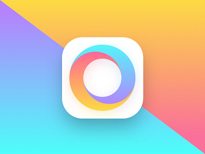 Aconto App icon app appstore budget circle color gradient icon logo