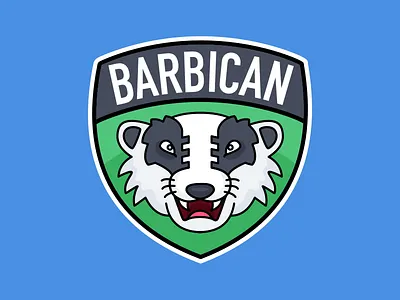 Barbican Badgers badger barbican logo mybuilder sports
