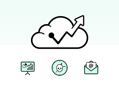 Forecast Identity business cloud finance forecast identity logo money