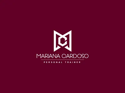 Mariana Cardoso brand branding gym logo logo identity logotype personal