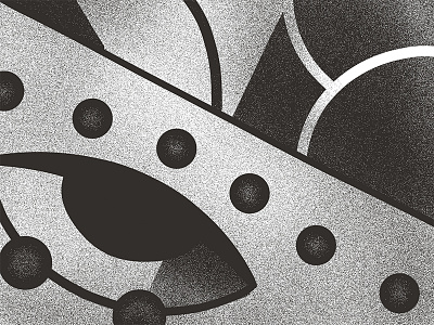 Tired abstract black and white eye feelings illustration mood pattern