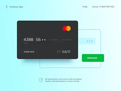 Credit Card Checkout - Daily UI #002 app buy card checkout credit dailyui mastercard payment shop store visa