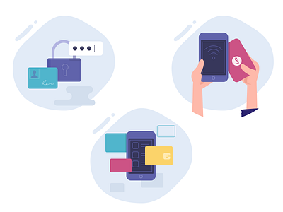 Onboarding Illustrations illustration ios onboarding tutorial ui