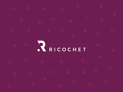 Logo Design for Signage Company branding design identity logo logo design r logo ricochet shapes signage