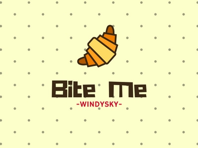 Croissant: Bite Me Collection croissant designer graphic graphic designer icon icon design illustrator yummy