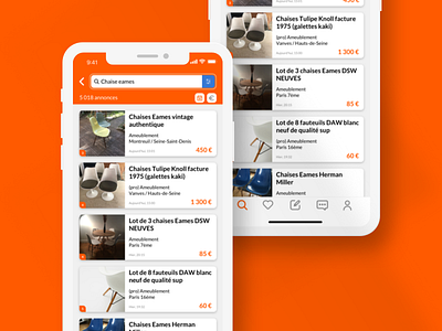 Leboncoin : redesign App for iPhone X app apple design ios iphone leboncoin leboncoin.fr minimal mobile redesign ui x