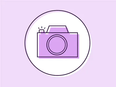 Camera Icon camera icon illustration illustrator photography school subject