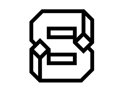 S design design line logo mark busch s