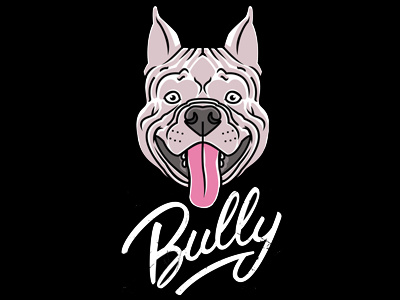 bill dog character design drawing illustration