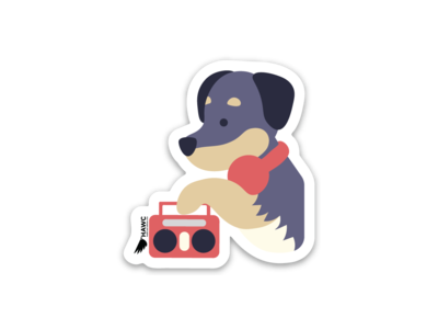 Dog Sticker de stress dog sticker sticker mule