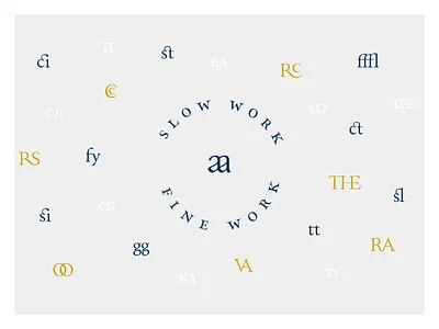 Some Ligatures font fonts ligature ligatures paciencia typedesign typography