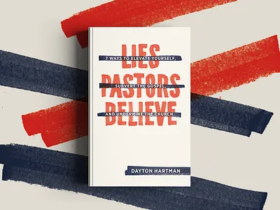 Lies Pastors Believe book book cover cross out dsgnhavn lexham press lies pastors