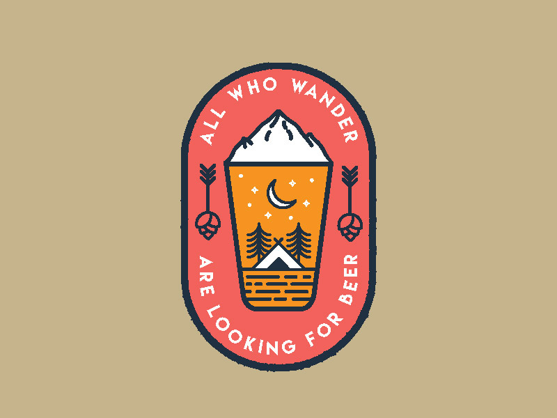 Example of All Who Wander Crest