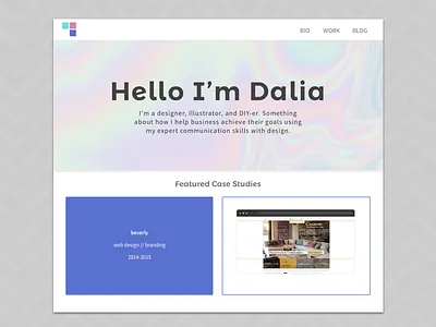 Portfolio Re- re-design! design portfolio gradients holographic irridescent paste portfolio product design rainbow webdesign