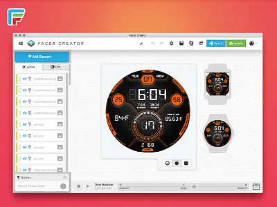 Sports Themeable ai android wear apple watch brand gears3 glow minimal smart watch time tizen ui wearable