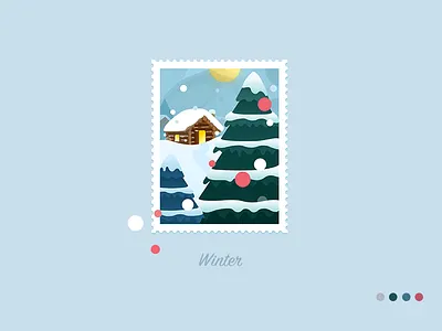 wallpaper-winter design illustrationsin snow visual wallpaper winter