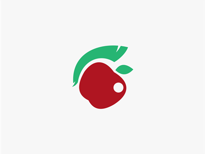 Health Warrior apple fruit health identity logo mark spartan warrior