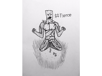 Day 14 - Fierce fierce inktank inktober inktober2017