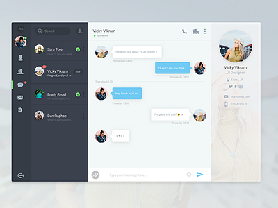 Chat / Messaging App for Desktop