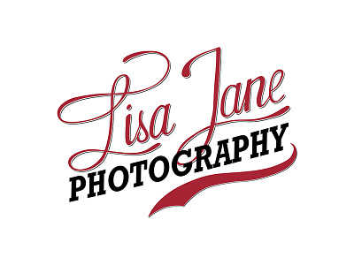 Lisa Jane Logo brand identity branding hand lettering lettering logo logo design photography slab typography