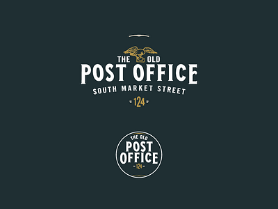 Modern / 1915 era Logo brand lettering logo office post office