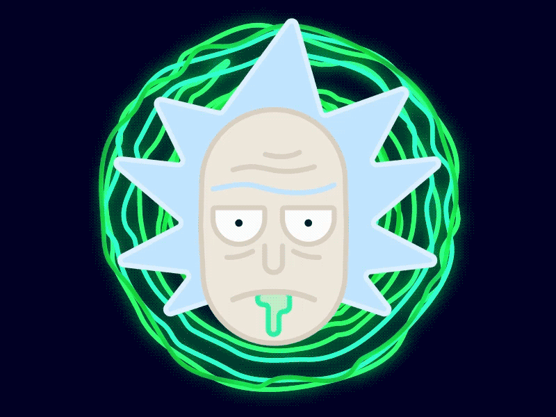 Rick Sanchez 2d adobe adultswim aftereffects animation gif illustration illustrator photoshop rickandmorty ricksanchez