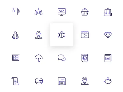 Free line Icons bi-color - Orion Icons free icon icons pack set