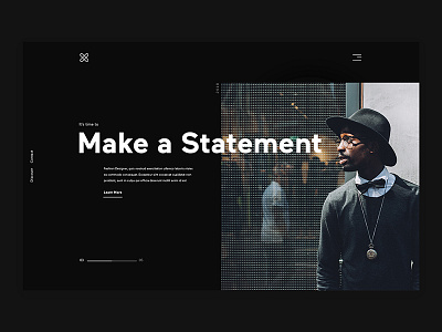 Fashion Designer black designer fashion minimal ui ux web design