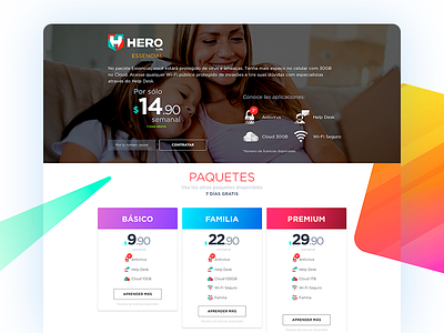 HERO app | Mexico android app ui ux