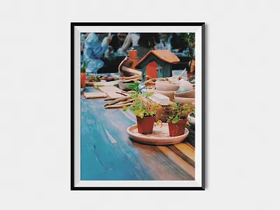 The little garden exhibition gallery photo photography poster