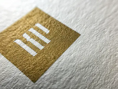 Kancelaria Patecka brand gold identity kp law legal counsel logo monogram pantone871 screen printing