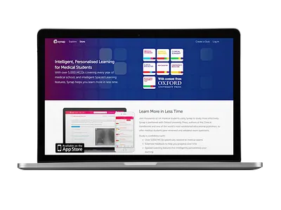 Synap Store design startup store technology ui ux website
