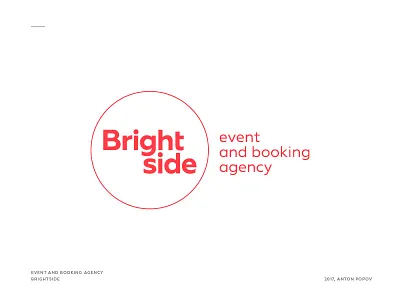 Brightside booking circle event geometry logo