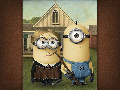 AMinion Gothic art graphic graphic design illustration minions