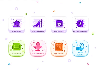 Styling App Ui Icons app design app icons mobile application ui styler styling app stylist user interface