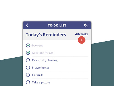 Day 42 – ToDo List 042 app check list dailyui ios list mobile todo list ui uidesign user interface web design