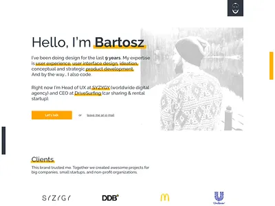 Website Redesign minimal portfolio redesign ui web website