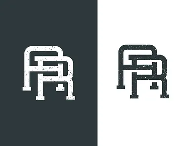 AR MONOGRAM ar logo monogram rebound vintage