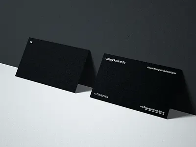 Personal Business Cards branding business cards graphic design layout typography
