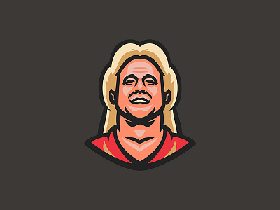 Stylin', profilin', limousine ridin'... face illustration nature boy ric flair vector wrestler wwe