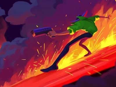 Promo-art for a game gameart illustration poster promo art