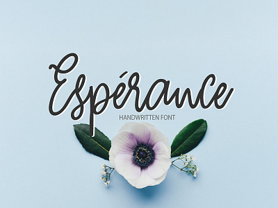 Esperance | Handwritten Font classic font fonts hand written handcrafted handcrafted font handmade handmade font handwriting lettering printed handcraft script font weddingb