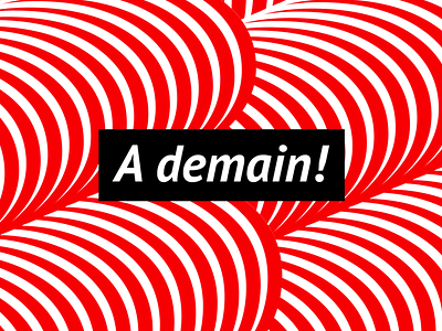 A Demain france graphic typography