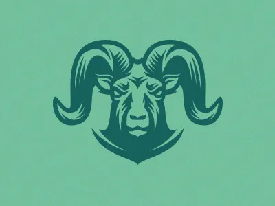 Goat Mascot animal engraving goat horn logo mascot ram sheep sport team wild zoo