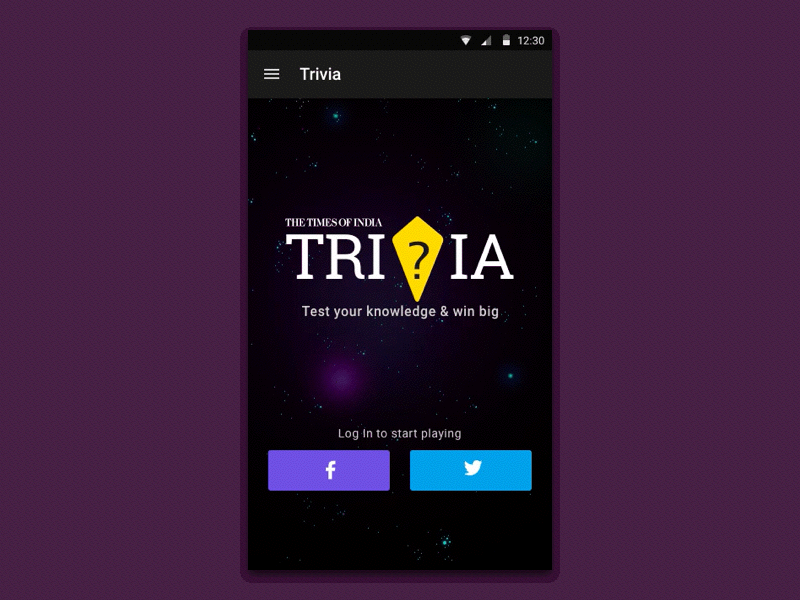 Trivia game quiz trivia