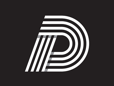 D Letter Mark Concept 001 d icon letter logo mark tracks typography