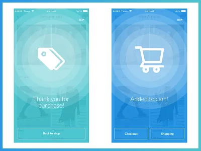 Cards/Screens app app design app screens app ui cart screen end screens iphone purchase card thank you card ui uiux ux