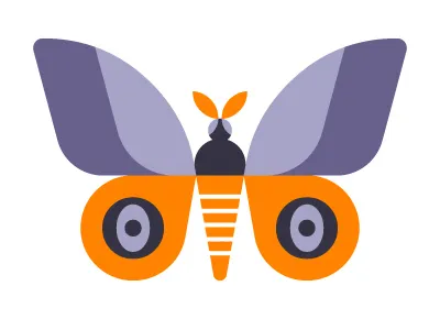 LepSnap App Icon app art artwork design icon illustration josh brill lepsnap moth vector