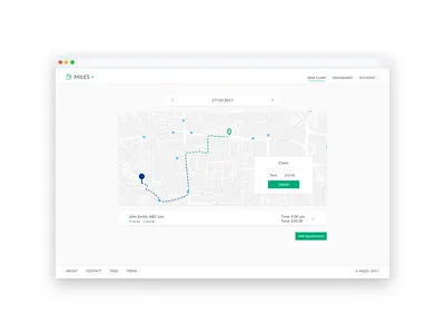 WIP Expense Web App car dashboard expense finance mileage portal tracker ui web app