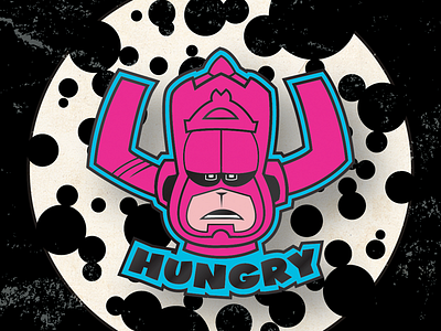 Hungry enamel pin